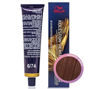 WELLA - KOLESTON PERFECT_Koleston Perfect Me+ 6/74 Dark Blonde/Brown Red_Cosmetic World